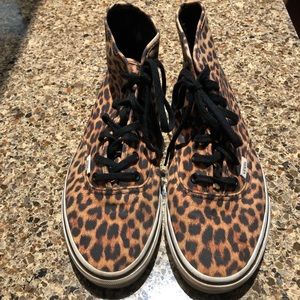 Vans Leopard Cheetah Print Wmns Siz 8 Mens Sz 6.5